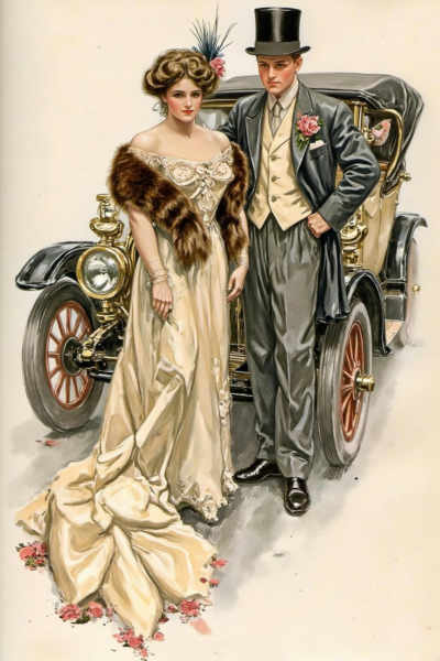 Post Gibson Girl: Harrison Fisher Early 20th Century Illustration Style - v1.0