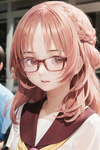 Ai Mie (The Girl I Like Forgot Her Glasses) | NAI v-pred / Illustrious / Pony / SD1.5 / FLUX - v2