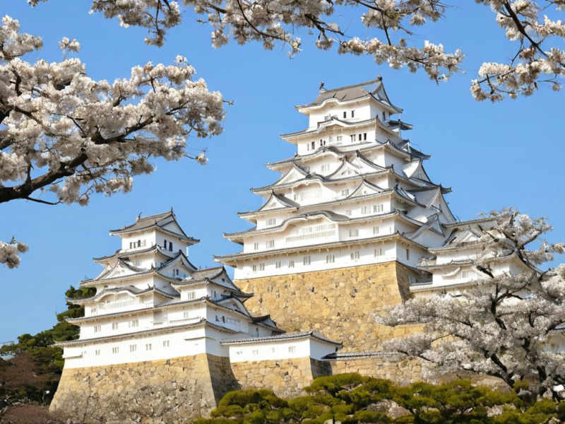 Japanese castle(Himeji castle / ) - animagine-xl-3.1 v1.0
