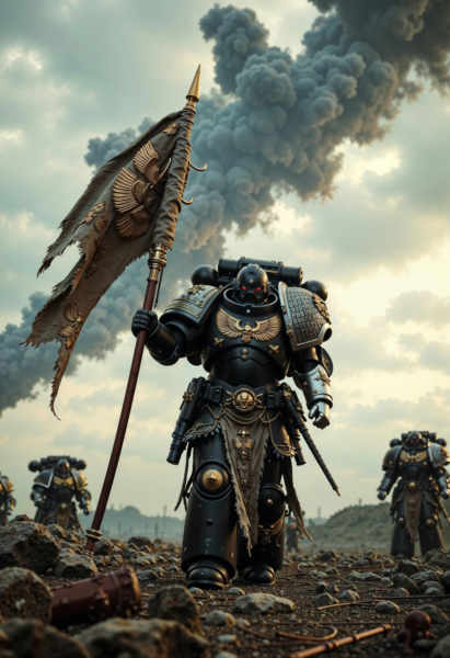 The Space Marines Warhammer 40K | Flux + Pony + illustrious - Deathwatch Flux