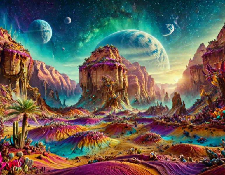 Alien Landscapes - V1 SDXL