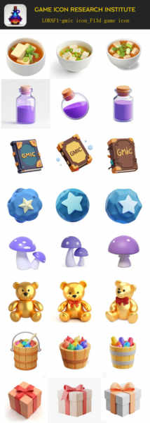 gmic icon_F13d game icon.safetensors - Cartoon material