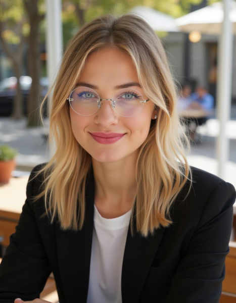 Rimless Round Glasses - FLUX - v1.0