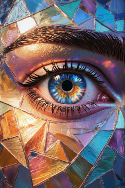 OB NFT Rainbow-colored foil portrait - v2.0