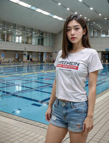 Japanese Public Pool / - Large-scale facilities