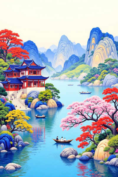 DX_Chinese - Style Landscape Painting_Scenery Scene Generation - v1.0