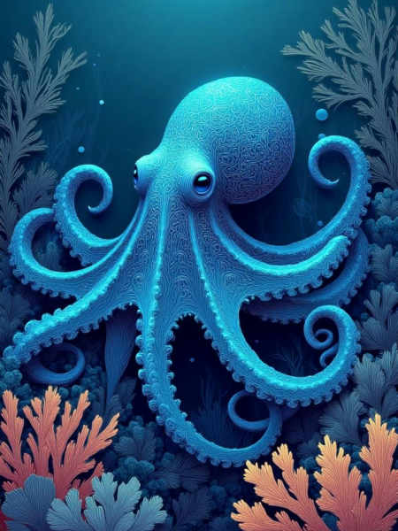 C_Marine Life Drawing_Colorful Ocean Generation - v1.0