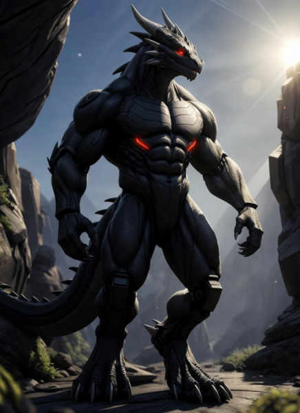 Indigo Furry mix - v35_realistic_midjourney