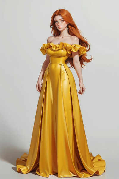 Divine Timing Jacquard Gown - v1.0