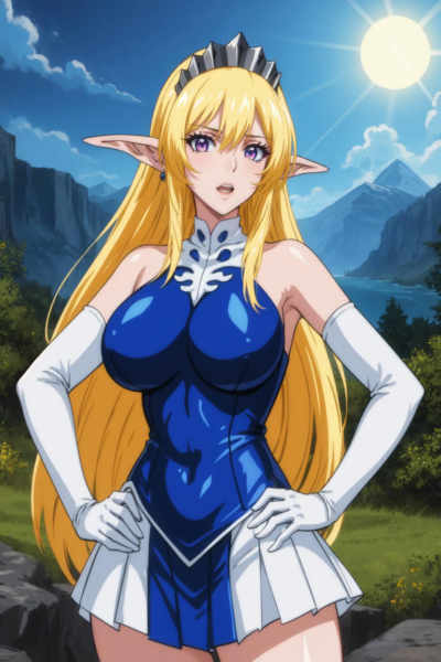 Princess Nina Aslato (Hentai: Elf Hime Nina) NoobAI Illustrious (Epsilon / V-pred) / PonyXL / SD1.5