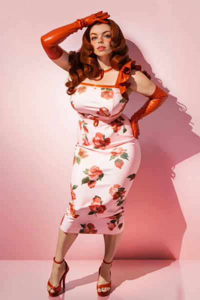 Satin Wiggle Sundress - v1.0