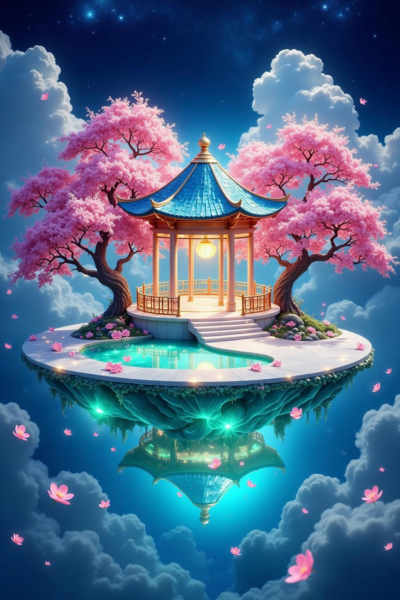 E_Chinese-Style Fantasy Scenes_Creation Of Fairy Pavilion Illusions - v1.0