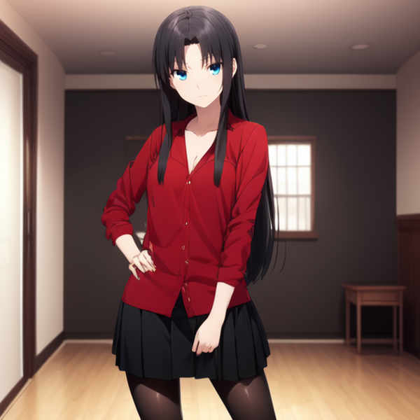 Rin tohsaka LORA and(Pony) from fate stay night visual novel - Tohsaka rin 19 years old