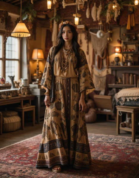 FLUX - Boho Asian AI Girl - v1.0_dev