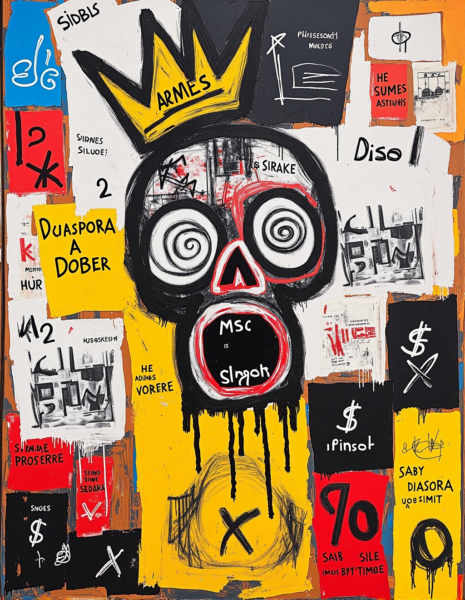 Jean-Michel Basquiat Style - FLUX