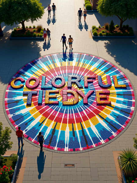 Colorful Tie-Dye FLUX & SDXL - FLUX