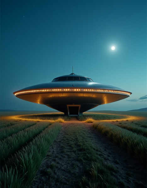 metallic flying saucer - v1.0