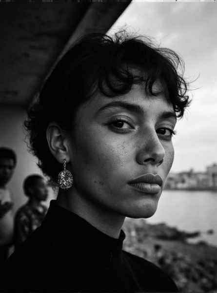 Black and White Documentary Photograph - v1.0