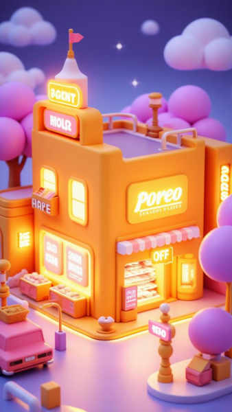 3D E-commerce Flux Lora | Miniature Cartoon Style - v1.0