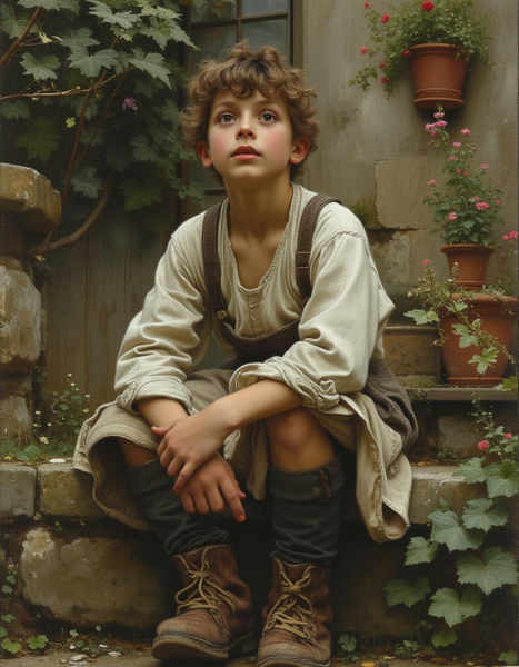 style of Henri-Jules-Jean Geoffroy flux 429 - V1