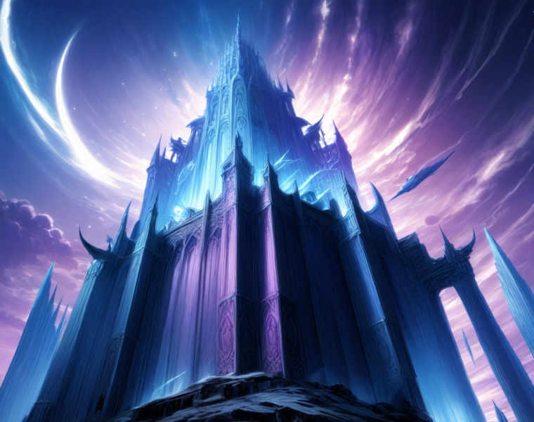 Tzeentch Architecture (Buildings) (SDXL) (AD) - v1.0