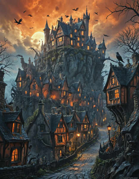 Halloween : Dark Town - Sdxl - Scary V1