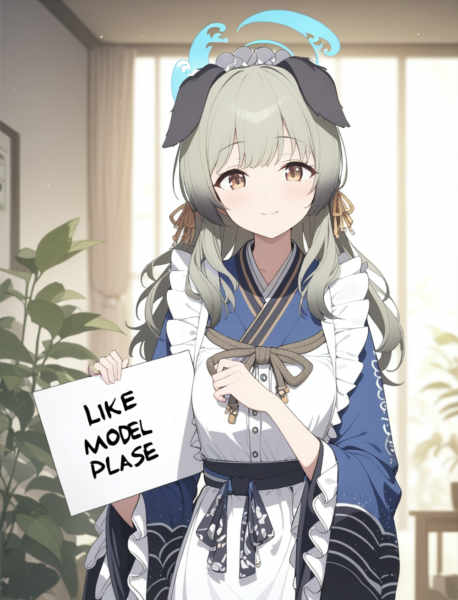 Satohama Umika Blue archive SDXL - v1.5 - fix BG edge