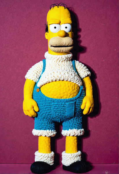 Knitted Characters - Knitted Homer Simpson