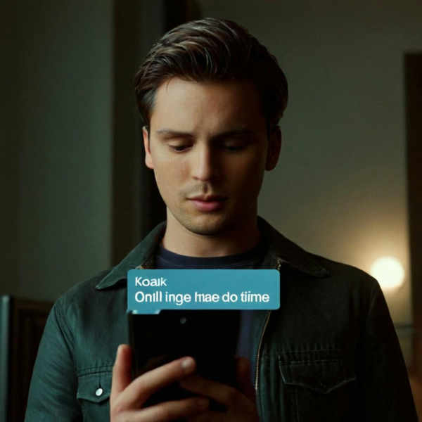 Text message on screen bubble (cinematic style) XL + F1D - Text message v2