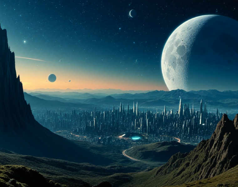 90s Science Fiction (Landscape) (SDXL) (AD) - v1.0