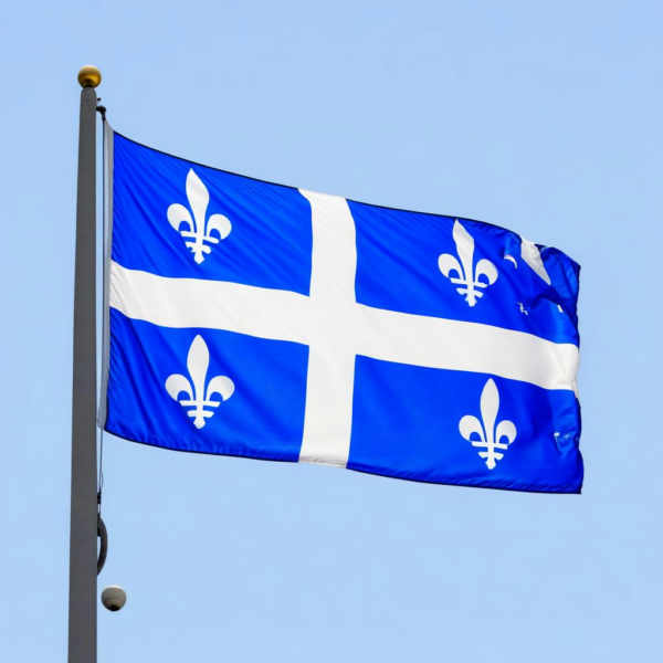 Flag of quebec - V1
