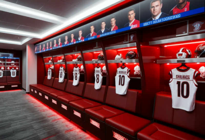 Football Locker Room (Background) (SDXL) (AD) - v1.0