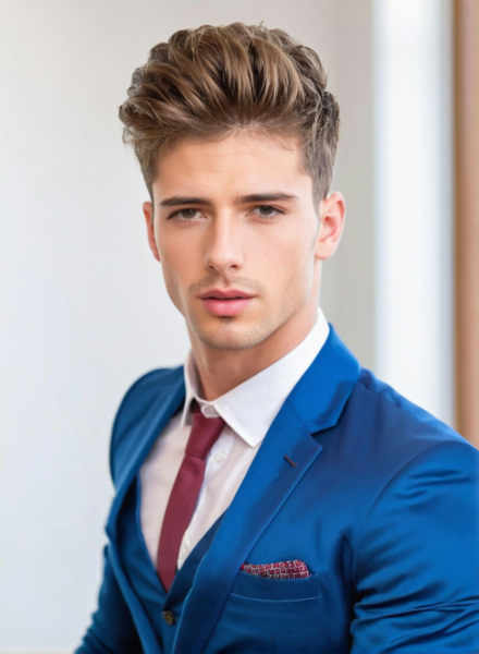 Modern male hairstyle (XL/PONY) - V1