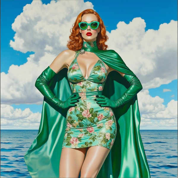 Aquamarine Pinup - Flux