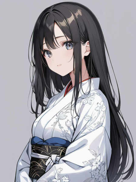 ストレートヘア/straight hair(XL,pony) - v2.0 XL