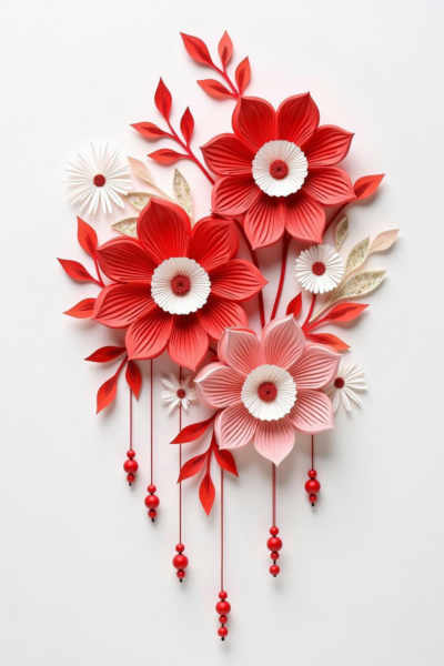 DJ_Paper-Cut Flower Decorations_Paper Flower Pattern Generation - v1.0