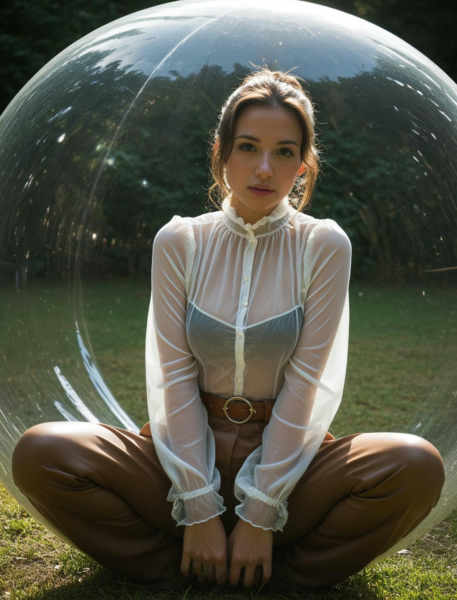 Trapped in Balloon Bubble - SDXL