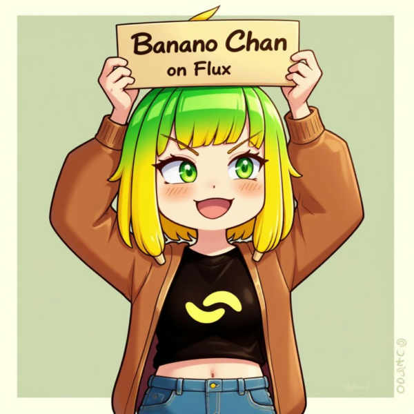 Banano Chan (Flux, Pony, SD1.5, SDXL) - Flux V1