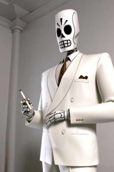 Manuel "Manny" Calavera, from Grim Fandango - SDXL v1.0