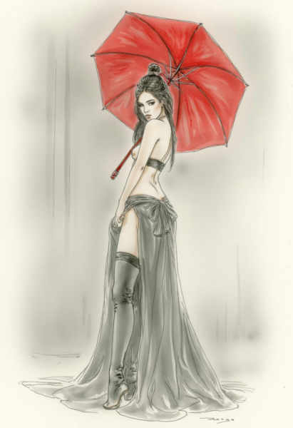 Luis Royo sketch - V1