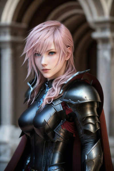 Lightning (Claire Farron) - Final Fantasy XIII - Character LoRA - FFLightningSD1.5-v1
