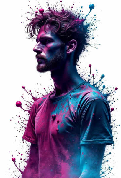 Ink Splats Style (Flux/Pony) - Flux1D 1.0