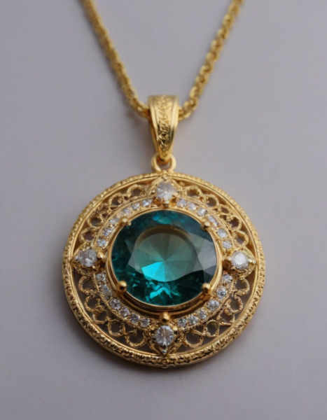 Jewelry Pendant Golden - v1.0