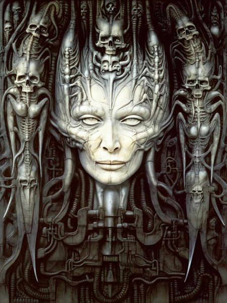 B-LORA H.R.GIGER - Style