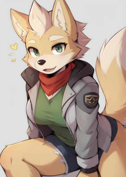 Fox Mccloud Female (Furry) - SD_v1.5
