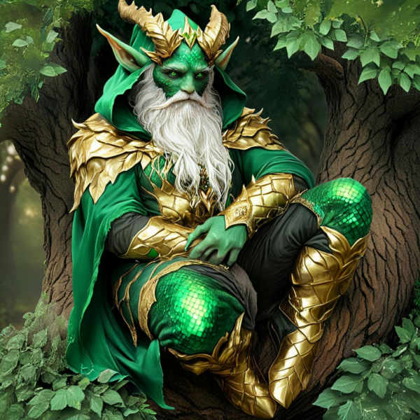 DnD Emerald and Gold Fantasy - SDXL