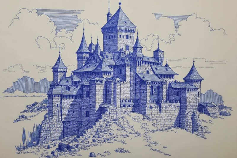 sketch( ballpoint pen sketch) - - sketch FLUX