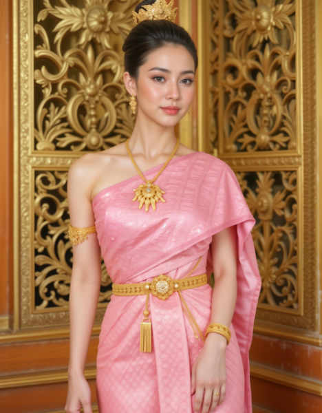 Thai tradional dress,((( Flux ))) - V1
