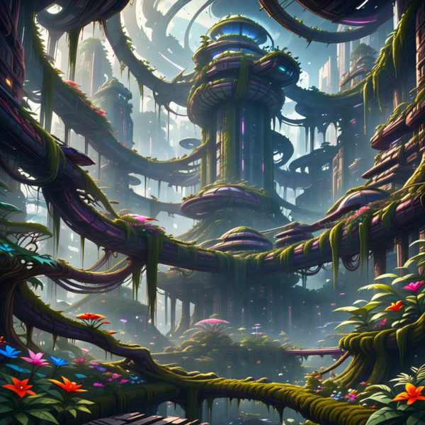 Another World - futuristic city ruins (XL/Illustrious) - SDXL