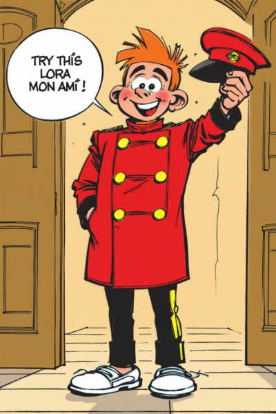 Spirou & Fantasio - Bande dessinée style (franco-belgian comic) - v1.0